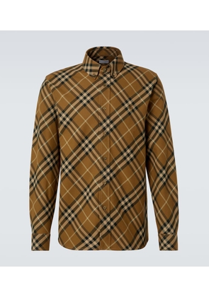 Burberry Burberry Check cotton twill T-shirt