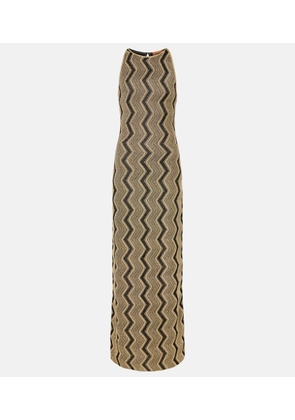 Missoni Zig Zag lame maxi dress