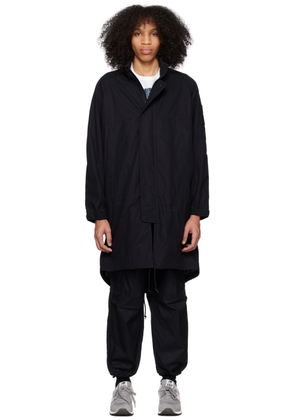 Comme des Garçons Homme Navy Patch Coat