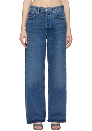 AGOLDE Indigo Low Slung Jeans