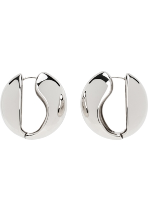Coperni Silver Logo Earrings