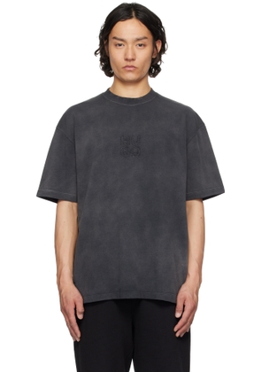 Hugo Black Logo Appliqué T-shirt