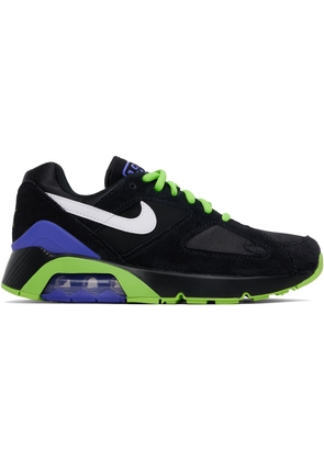 Nike Black & Green Air Max 180 Beetlejuice Sneakers