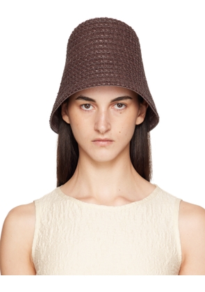 Max Mara Brown Wainer Beach Hat