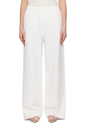 WARDROBE. NYC Off-White Semi Matte Track Lounge Pants