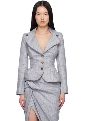 Vivienne Westwood Gray Drunken Blazer