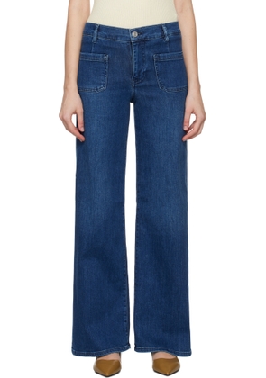 FRAME Blue 'Le Slim Palazzo' Jeans