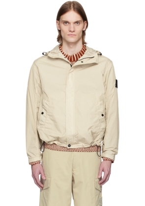 Stone Island Beige Crinkle Reps R-NY Jacket