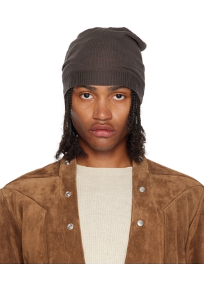 Rick Owens Gray Concordians Medium Beanie