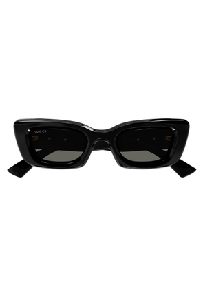 Gucci Grey Cat Eye Ladies Sunglasses GG1827S 001 49