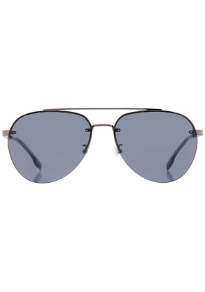 Hugo Boss Grey Pilot Mens Sunglasses BOSS 1537/F/SK 06LB/IR 62