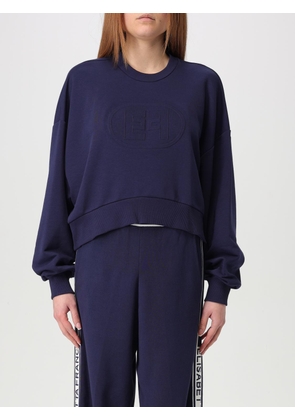 Sweatshirt ELISABETTA FRANCHI Woman color Blue