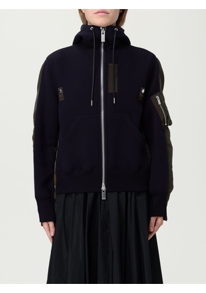 Sweatshirt SACAI Woman color Navy