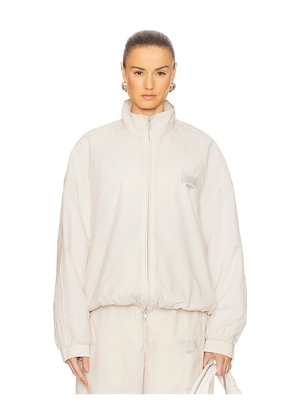 Alexander Wang Unisex Track Jacket in Ivory. Size S. Also in XS.