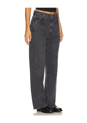 AGOLDE Low Curve Jeans in Black. Size 23. Also in 24, 25, 26, 27, 28, 29, 32, 33, 34.