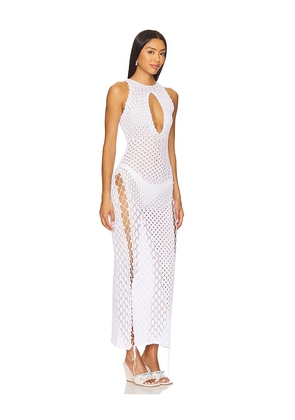 GUIZIO Casmir Dress in White. Size M. Also in S, XS.