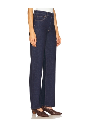 AGOLDE Harper Mid Rise Relaxed Straight Jeans in Blue. Size 23. Also in 24, 26, 27, 31, 32, 33.