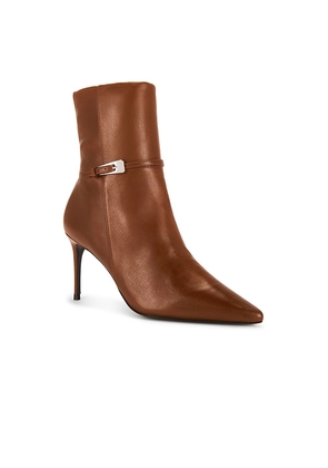 BLACK SUEDE STUDIO Elodie 80 Boot in Brown. Size 36. Also in 38, 39, 40.