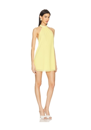 MORE TO COME Calanthe Mini Dress in Yellow. Size L. Also in M, S.