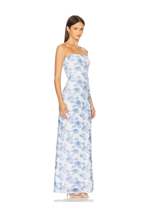 MORE TO COME Laci Maxi Dress in Baby Blue. Size L. Also in M, S, XL, XS, XXS.