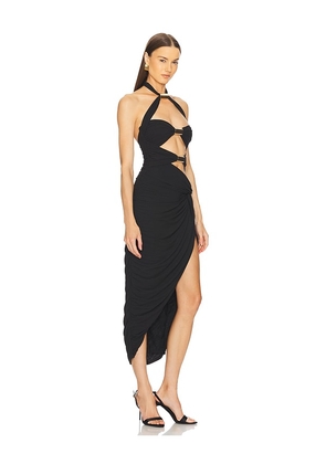 Michael Costello x REVOLVE x REVOVLE Chelsie Midi Dress in Black. Size S. Also in XS.