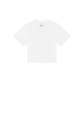 Memory Lane Wild Horses Crop Tee in White. Size L. Also in M, S, XL/1X.