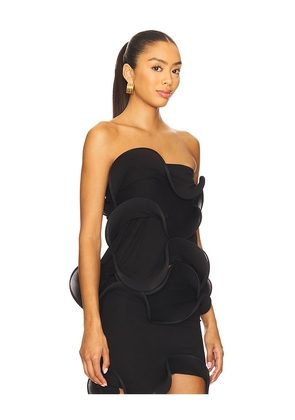 Sid Neigum Wave Tube Top in Black. Size L. Also in M, S, XS.