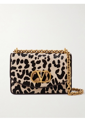 Valentino Garavani - Vain Leopard-print Calf Hair Shoulder Bag - Animal print - One size
