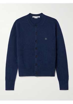 Acne Studios - Appliquéd Wool Cardigan - Blue - xx small,x small,small,medium,large,x large,xx large