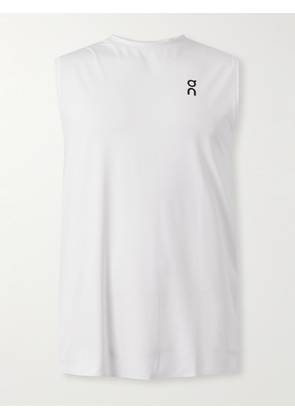 ON - Court Logo-Print Stretch Recycled-Mesh Tank Top - Men - White - XS