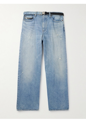 Sacai - BEYONDEXX Straight-Leg Belted Jeans - Men - Blue - 1