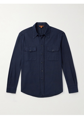 Barena - Cotton-Flannel Shirt - Men - Blue - IT 44