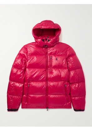 Polo Ralph Lauren - Logo-Embroidered Quilted Recycled-Shell Hooded Down Jacket - Men - Red - S