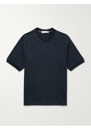 Canali - Cotton-Jersey T-Shirt - Men - Blue - IT 46
