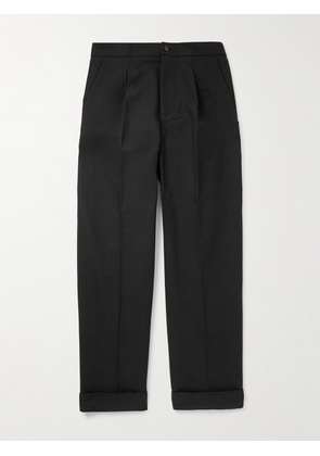UMIT BENAN - Carpenter Straight-Leg Cotton-Blend Trousers - Men - Black - IT 46