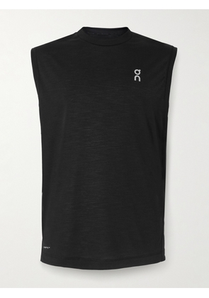 ON - Logo-Print Recycled-Shell Tank Top - Men - Black - XS