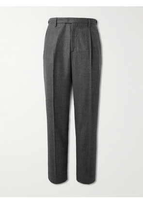 Barena - Masco Slim-Fit Straight-Leg Pleated Virgin Wool Trousers - Men - Gray - IT 44