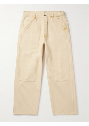A.PRESSE - Vintage Double-Knee Wide-Leg Jeans - Men - Neutrals - 1