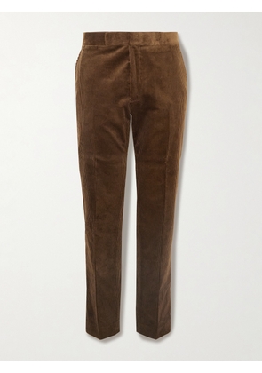 Polo Ralph Lauren - Chester Tapered Cotton-Corduroy Suit Trousers - Men - Brown - UK/US 32