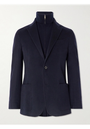 Zegna - Layered Cashmere Blazer - Men - Blue - IT 46