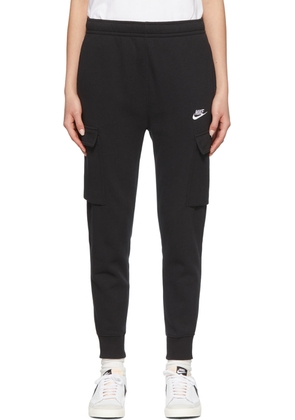 Nike Black Cotton Lounge Pants