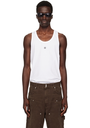 Givenchy White 4G Tank Top