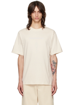 Burberry Beige Printed Paisley Logo T-shirt