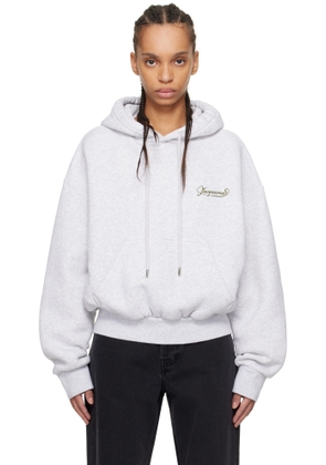 JACQUEMUS Gray 'The Corto' Hoodie