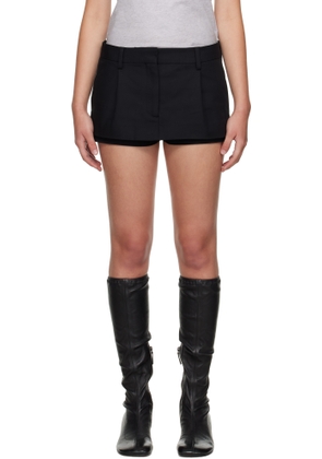 Acne Studios Black Layered Skort