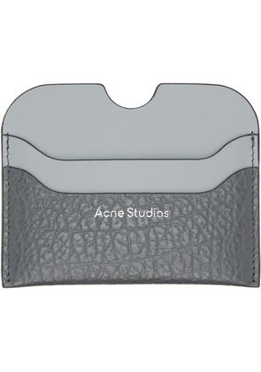 Acne Studios Gray Large Bicolor Card Holder