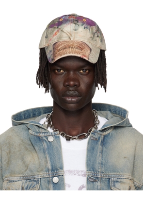 Acne Studios Multicolor Printed Cap