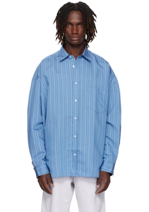 Acne Studios Blue Button-Up Shirt