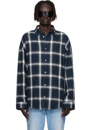 Acne Studios Navy Button-Up Shirt