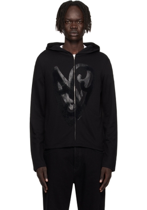 Acne Studios Black Heart Logo Hoodie